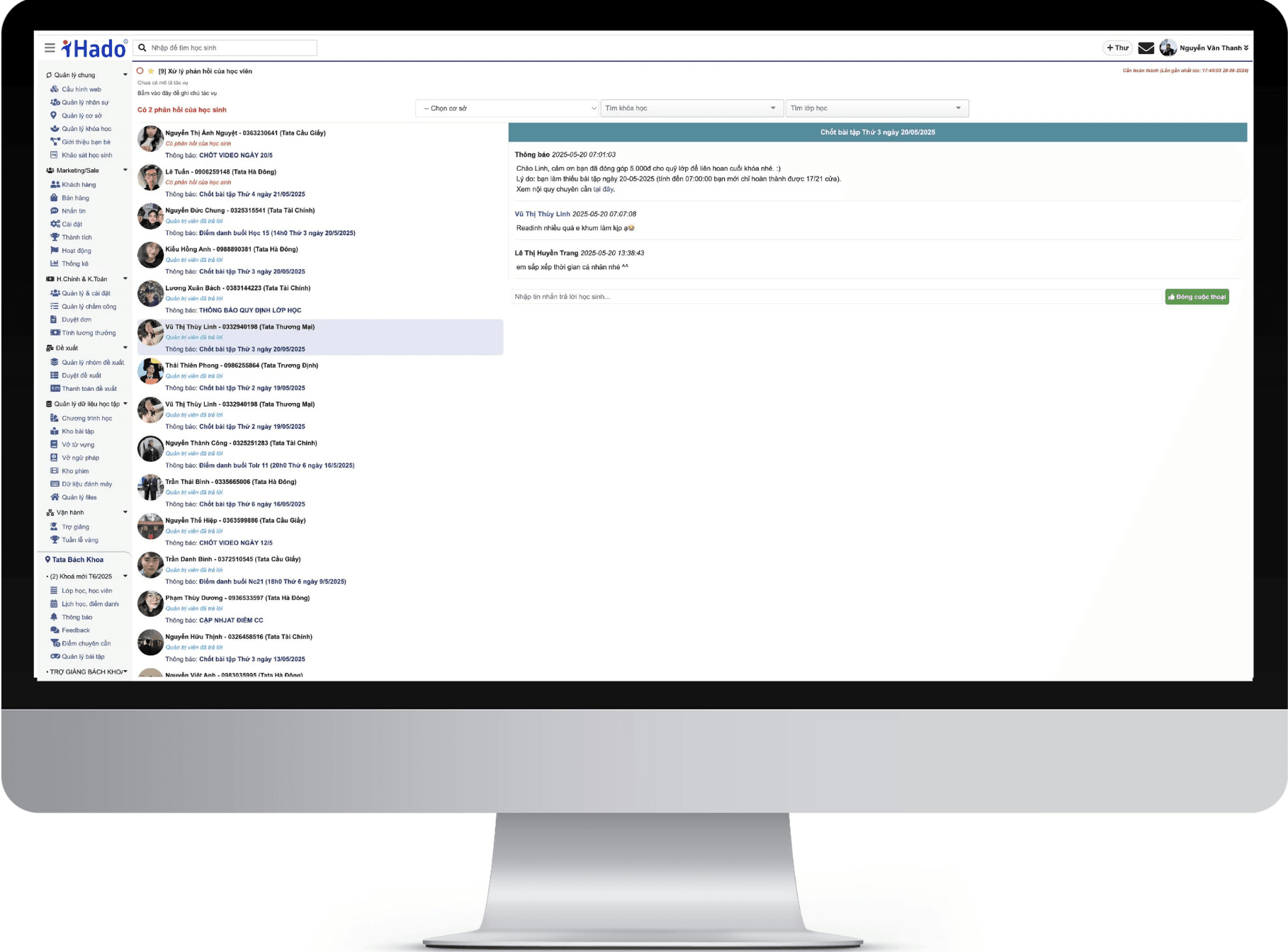 Quản lý trường học, trung tâm giáo dục